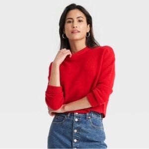 Cozy Knit Crewneck Pullover Sweater